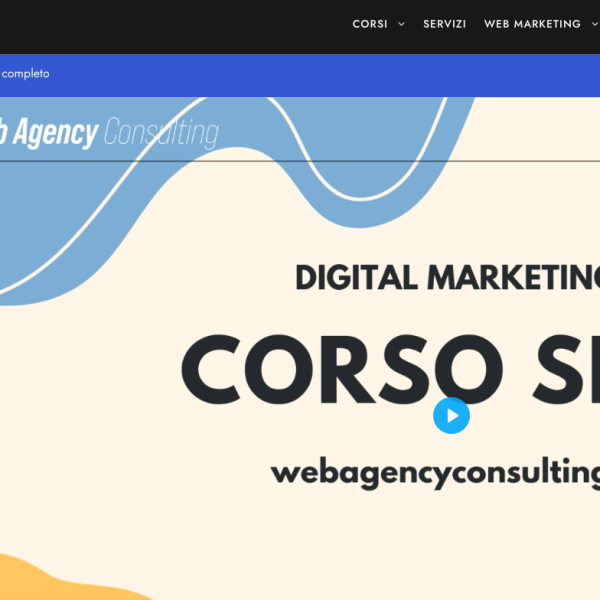 Corsi web marketing